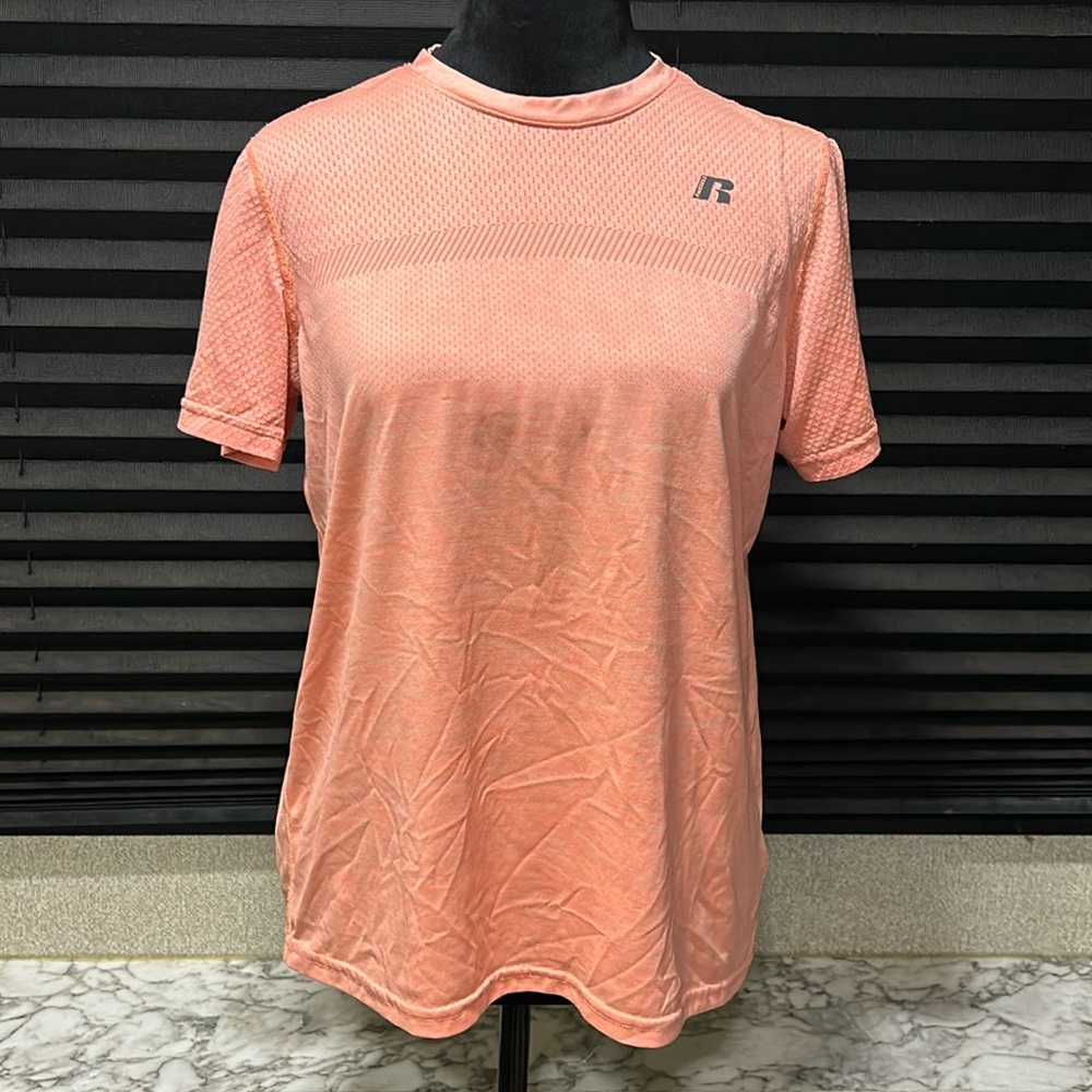 Russell Athletic Boys Orange SS Dri-Power Shirt Size‎ XXL